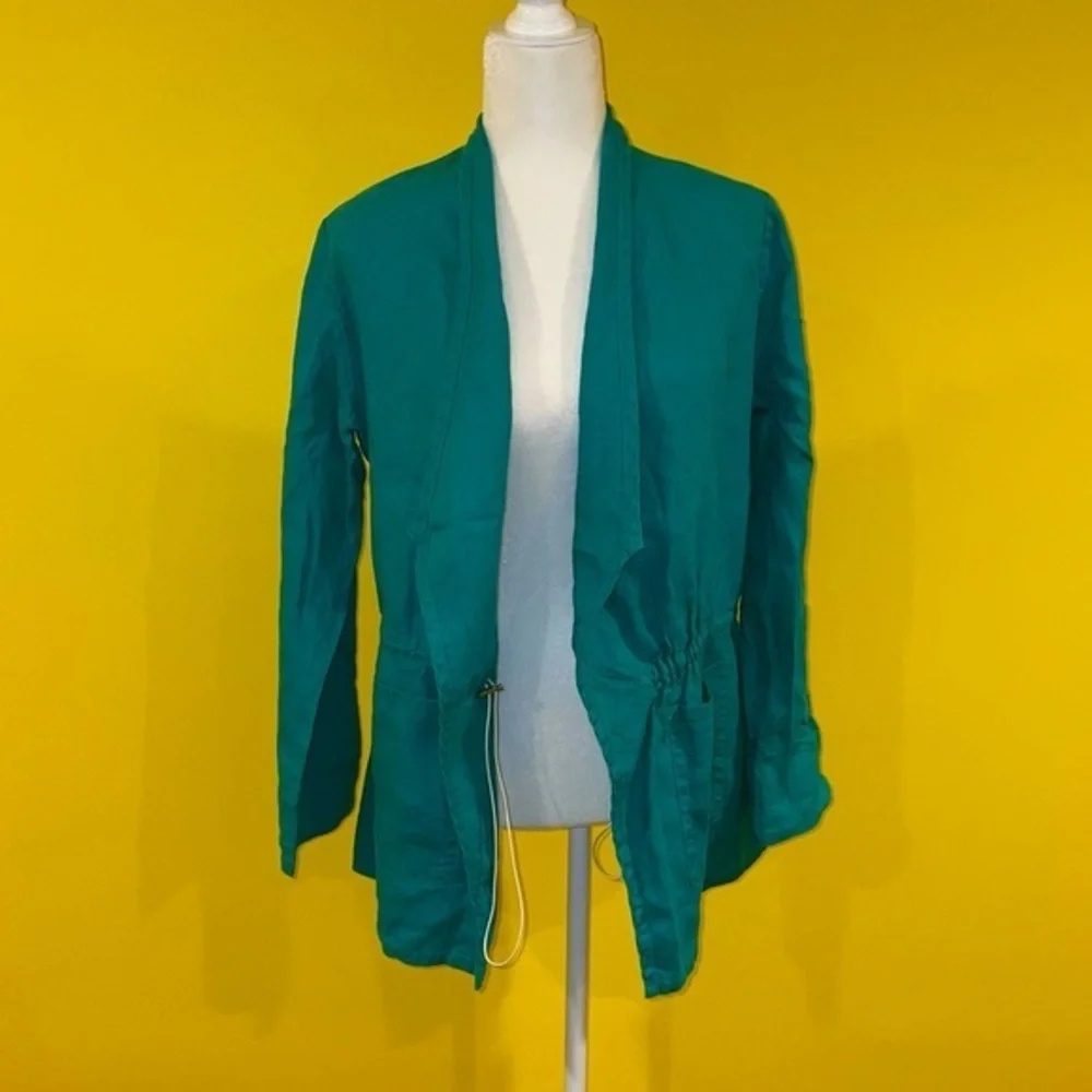 5 for $25 ❄️ Chaus New York‎ Teal Jacket Small - Picture 3 of 9